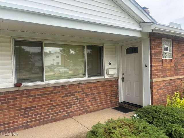 25320 Clubside Dr Unit 6, North Olmsted, OH 44070 - doorway to property with brick siding