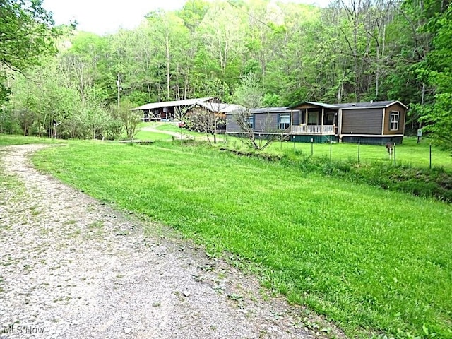 1389 Middle Fork Rd, Millstone, WV 25261 - view of yard with a wooded view