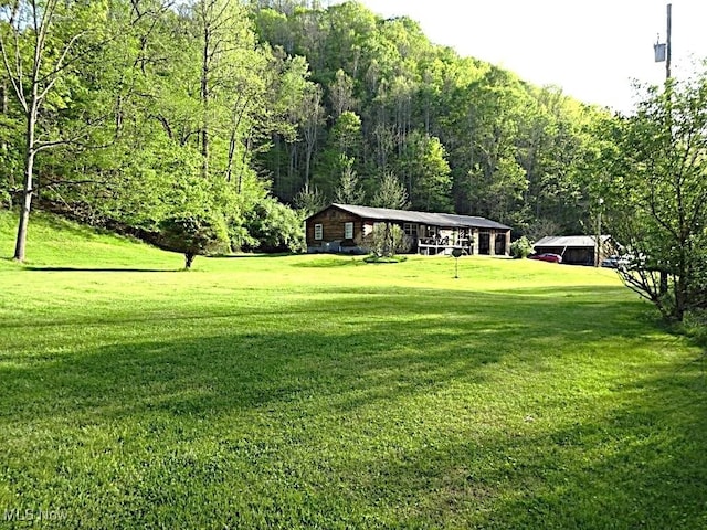 1389 Middle Fork Rd, Millstone, WV 25261 - view of community with a view of trees and a yard