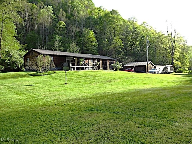 1389 Middle Fork Rd, Millstone, WV 25261 - view of community with a wooded view and a lawn