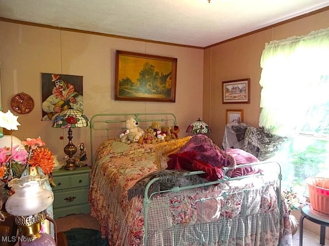 1389 Middle Fork Rd, Millstone, WV 25261 - bedroom with ornamental molding