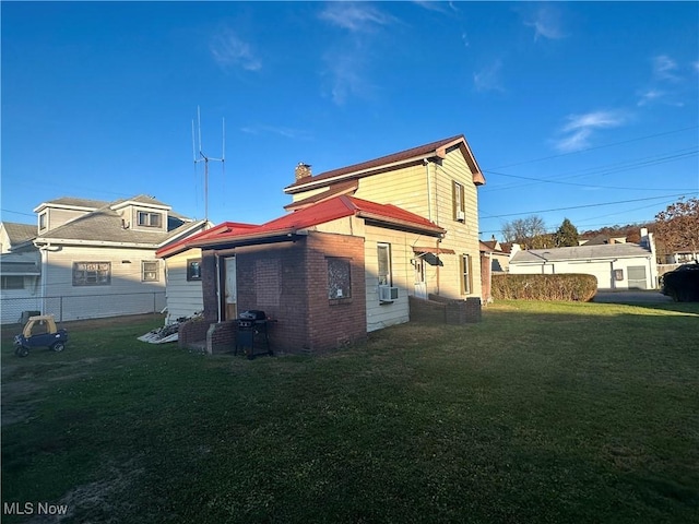 519 N 4th St, Toronto, OH 43964 - back of property with a chimney and brick siding