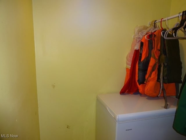 8710 Clay Rd, Left Hand, WV 25251 - view of laundry room