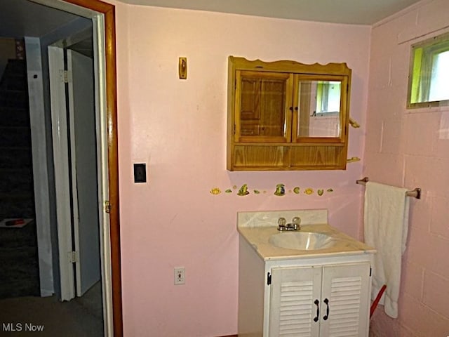 8710 Clay Rd, Left Hand, WV 25251 - bathroom with vanity