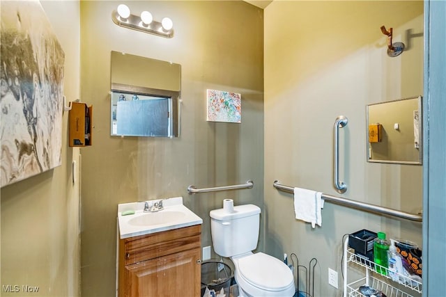 337 Youngstown Kingsville Rd SE, Vienna, OH 44473 - bathroom featuring vanity and toilet