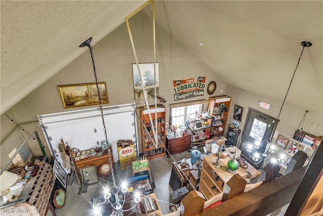 337 Youngstown Kingsville Rd SE, Vienna, OH 44473 - living area with high vaulted ceiling