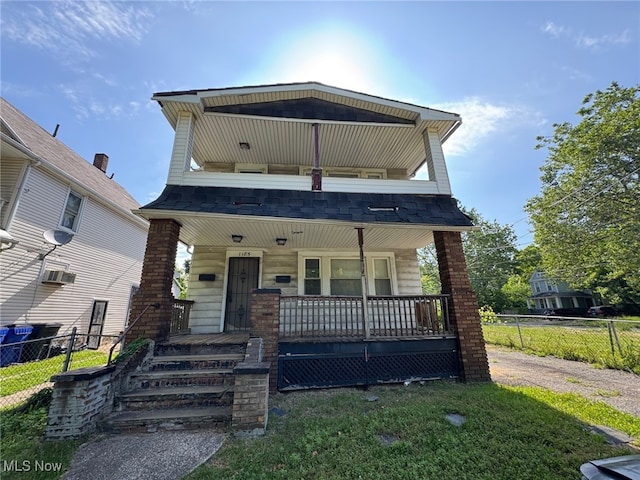 1185 E 74th St, Cleveland, OH 44103 - view of front of house with a porch