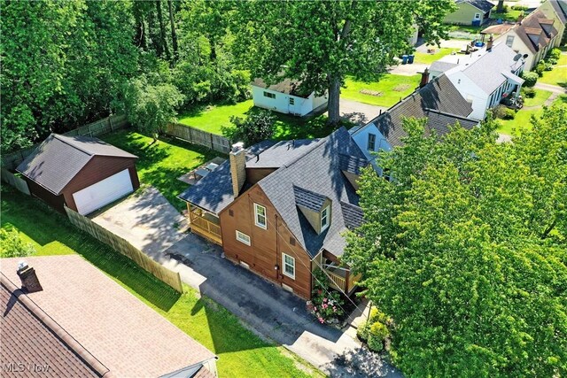 400 Spring St, Struthers, OH 44471 - aerial perspective of suburban area