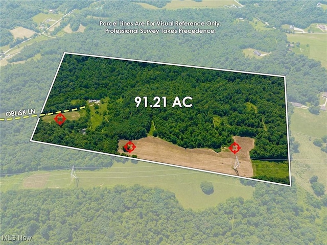 5251 Sugar Grove Rd, Cambridge, OH 43725 - view of property location featuring property boundaries highlighted