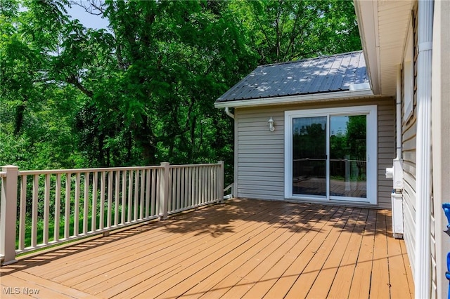 5251 Sugar Grove Rd, Cambridge, OH 43725 - view of wooden terrace