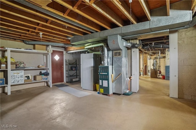 715 E Lincoln Way, Lisbon, OH 44432 - unfinished below grade area featuring heating unit