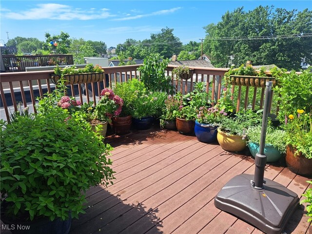12595 Larchmere Blvd Unit E6, Cleveland, OH 44120 - view of deck