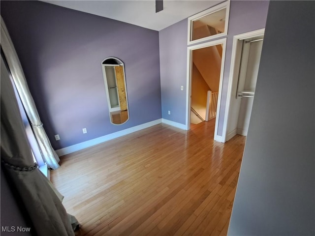12595 Larchmere Blvd Unit E6, Cleveland, OH 44120 - unfurnished room with light wood-style flooring and baseboards