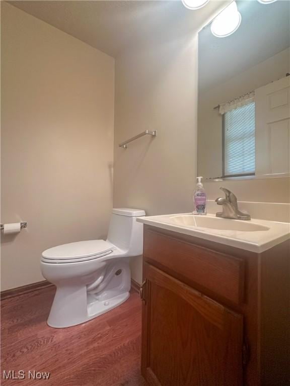 132 Beechwood Dr, Cortland, OH 44410 - bathroom with wood finished floors and vanity