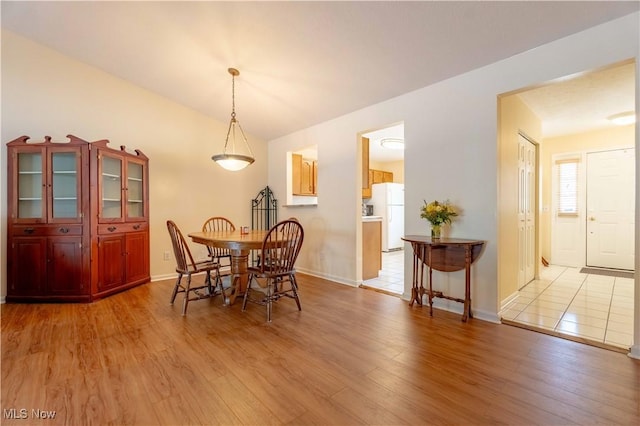 6706 Hogan Way NW, Canton, OH 44718 - dining room with wood finished floors and baseboards