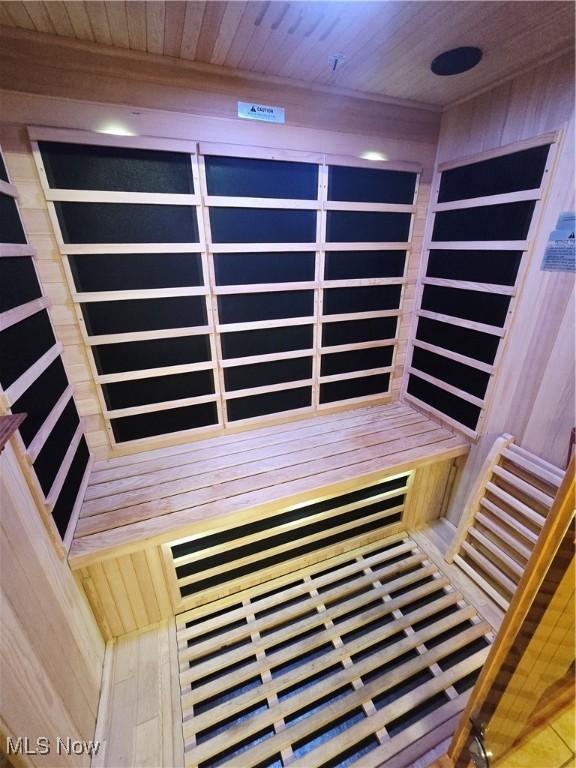 6466 Concord Dr Unit M1, Parma, OH 44134 - sauna featuring wood ceiling and wood walls