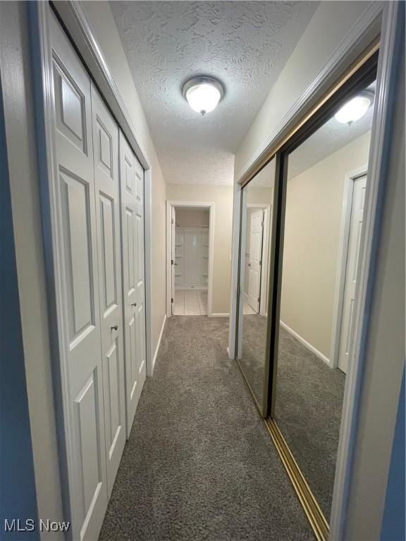 1304 Cedarwood Dr Unit D2, Westlake, OH 44145 - hall with carpet flooring and a textured ceiling