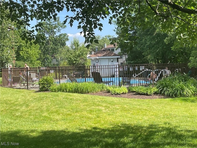 1304 Cedarwood Dr Unit D2, Westlake, OH 44145 - view of yard with a community pool