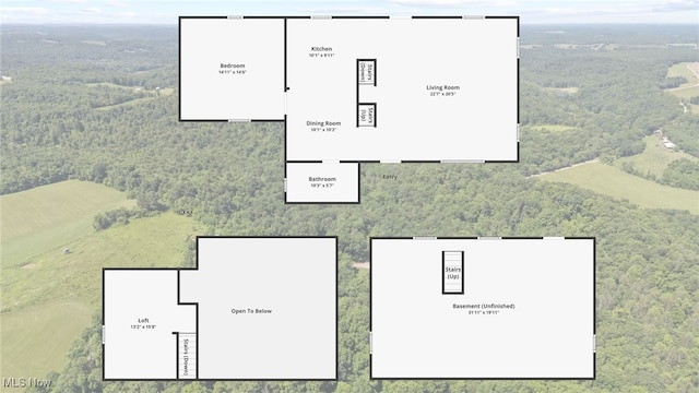 30101 Friendly Ridge Rd, Freeport, OH 43973 - view of property floor plan
