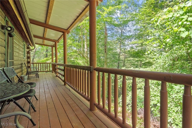 30101 Friendly Ridge Rd, Freeport, OH 43973 - view of wooden terrace