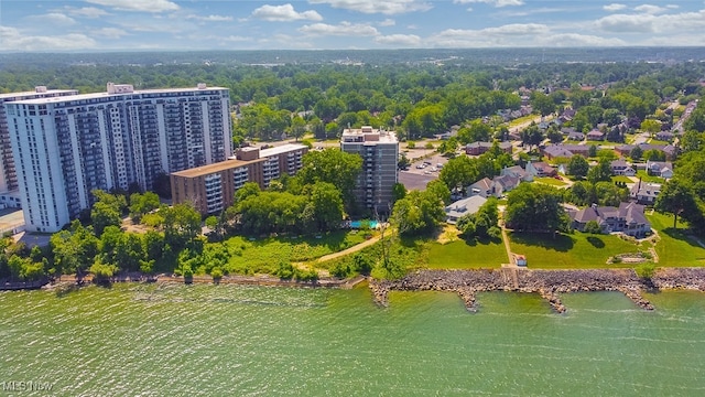 25801 Lake Shore Blvd Unit 28, Euclid, OH 44132 - drone / aerial view of a large body of water