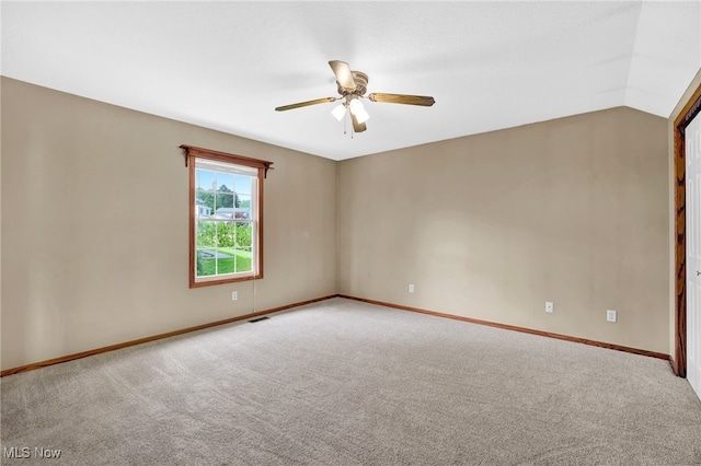 1550 Rebel St SW, Canton, OH 44706 - spare room featuring a ceiling fan and carpet flooring
