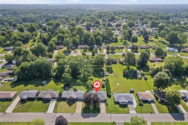 578 25th St NW, Massillon, OH 44647 - aerial perspective of suburban area