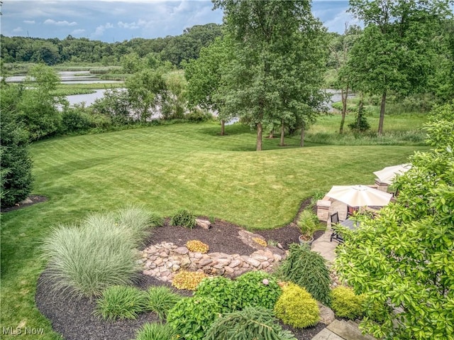 8309 Gentry St NW, Massillon, OH 44646 - view of green lawn featuring a water view