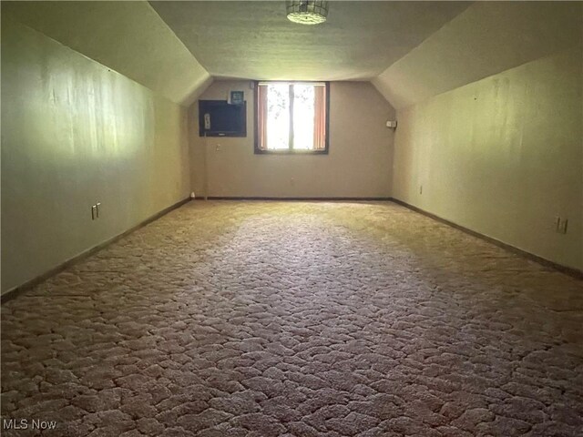 5450 King Graves Rd, Vienna, OH 44473 - bonus room featuring vaulted ceiling and carpet flooring