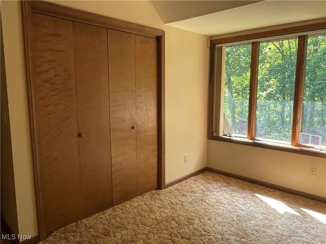 5450 King Graves Rd, Vienna, OH 44473 - unfurnished bedroom with light colored carpet and a closet