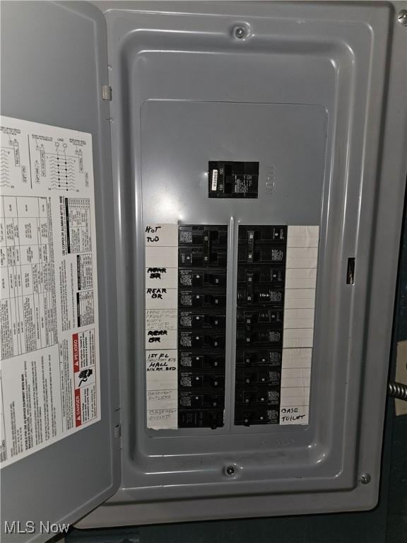 5711 W 54th St, Parma, OH 44129 - utilities with electric panel