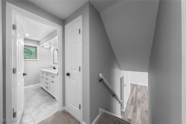 1303 E Dartmoor Ave, Seven Hills, OH 44131 - stairs with baseboards