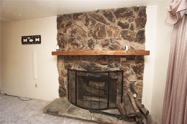 8756 Cook Rd, Salem, OH 44460 - detailed view of a fireplace