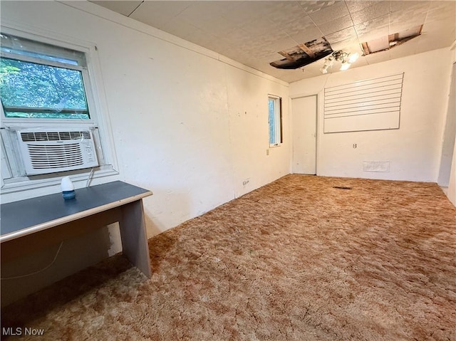 8756 Cook Rd, Salem, OH 44460 - carpeted spare room with cooling unit