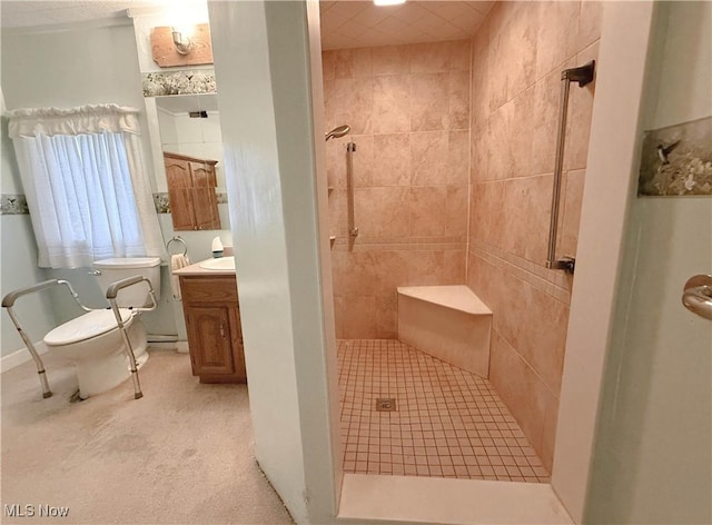 8756 Cook Rd, Salem, OH 44460 - bathroom with tiled shower and vanity