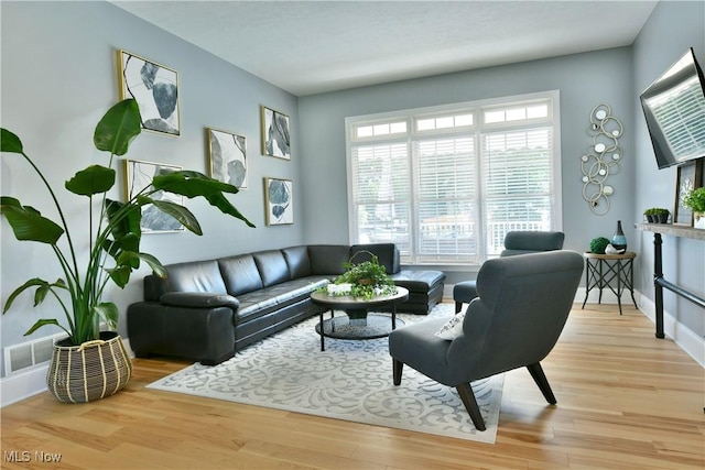 257 Country Club Dr SE, Warren, OH 44484 - living area with plenty of natural light and light wood-style flooring