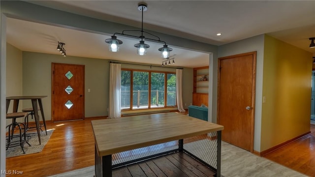 11 Garfield Ave, New Concord, OH 43762 - dining space featuring wood finished floors
