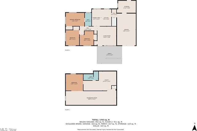 1932 Meister Rd, Lorain, OH 44053 - view of floor plan / room layout