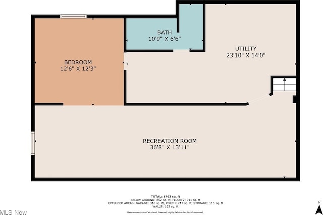 1932 Meister Rd, Lorain, OH 44053 - view of floor plan / room layout