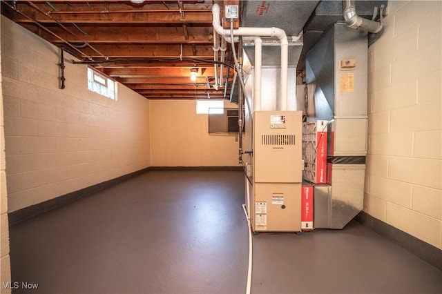 573 Grandview Ave, East Palestine, OH 44413 - below grade area with heating unit