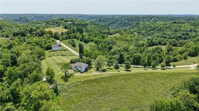 48846 Cain Ridge Rd, Clarington, OH 43915 - bird's eye view of a heavily wooded area