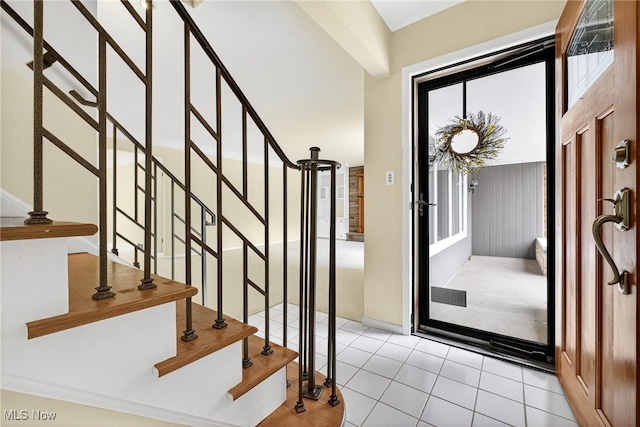 21349 Shelburne, Shaker Heights, OH 44122 - entrance foyer featuring stairway and tile patterned floors