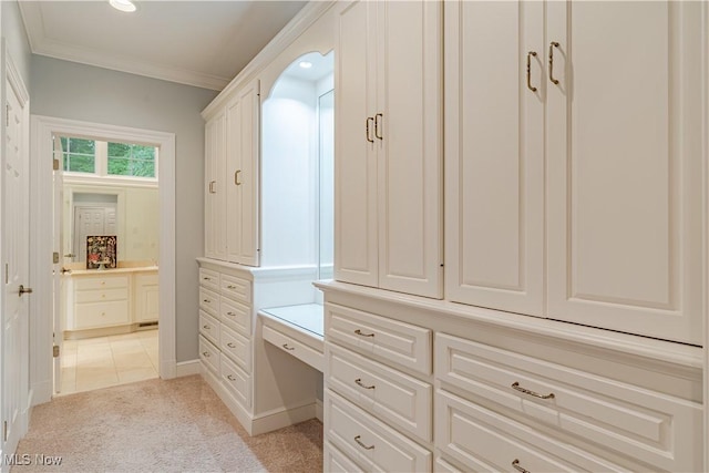 3925 Waterford Ct, Orange, OH 44122 - spacious closet with light carpet and built in study area
