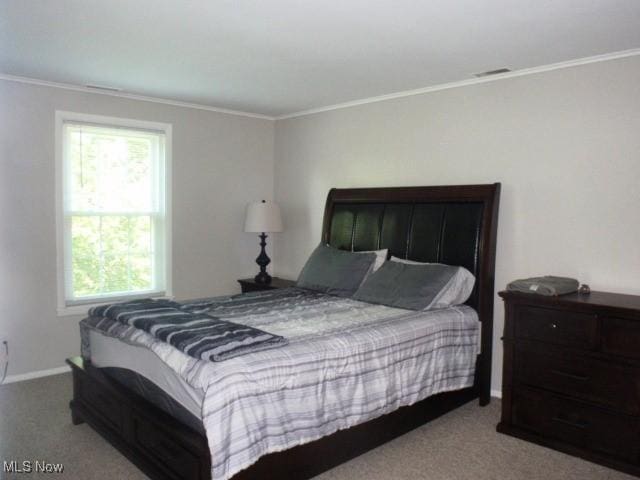 23 Valley Forge Ln, Elyria, OH 44035 - carpeted bedroom with crown molding