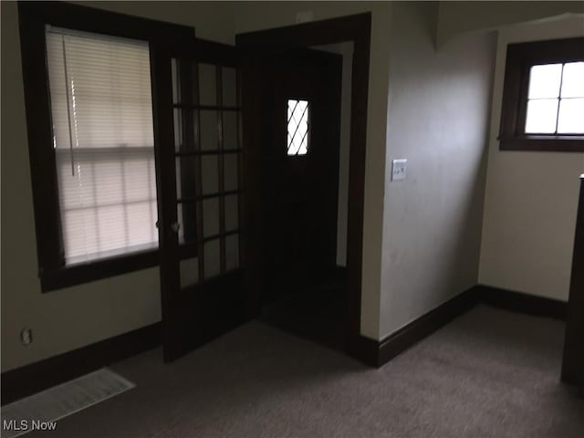 265 E 191st St, Euclid, OH 44119 - entryway with carpet and baseboards