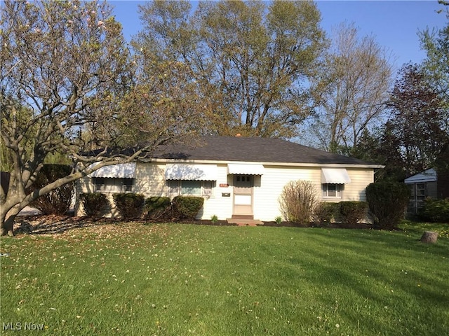 5785 Fitch Rd, North Olmsted, OH 44070 - view of front of home featuring a front lawn