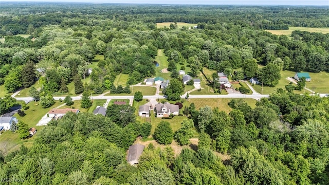 3578 County Line Rd, Madison, OH 44057 - aerial view of property's location with a heavily wooded area