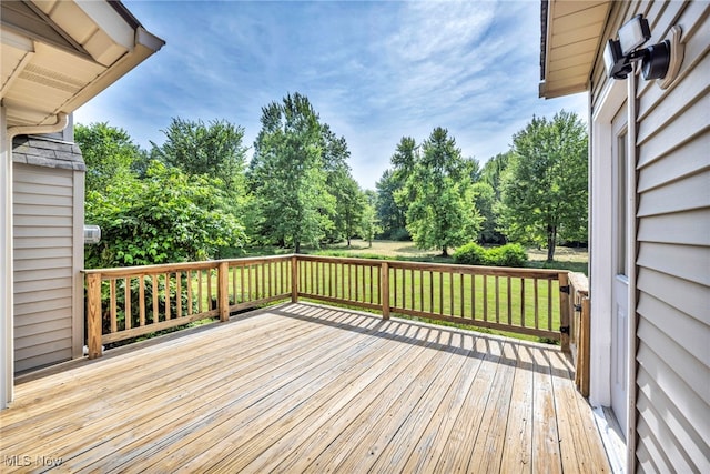 3578 County Line Rd, Madison, OH 44057 - wooden terrace featuring view of scattered trees