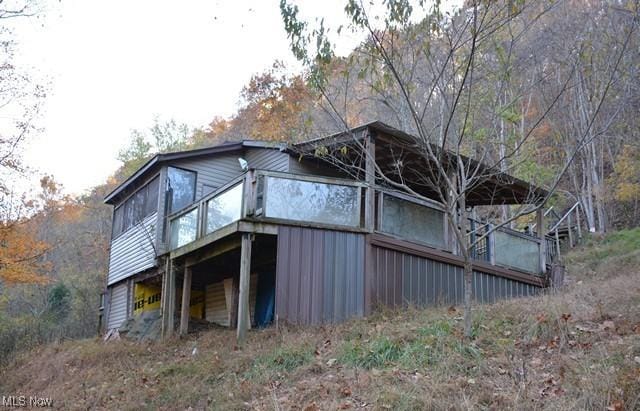 991 Winchester Rd, Elizabeth, WV 26141 - view of property exterior featuring a wooden deck