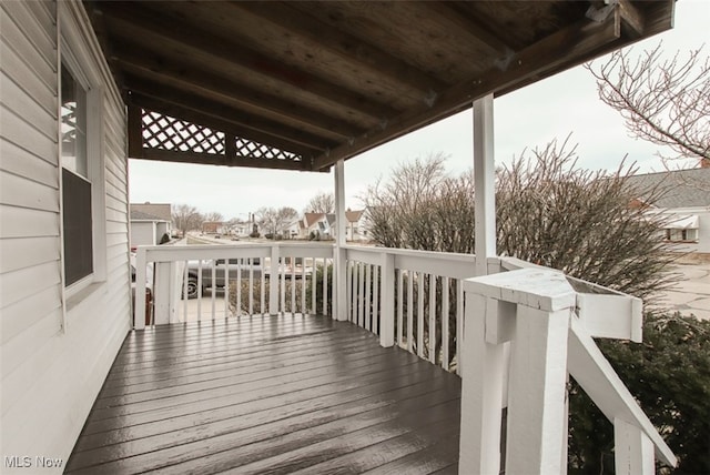 4607 Lincoln Ave, Parma, OH 44134 - view of wooden terrace